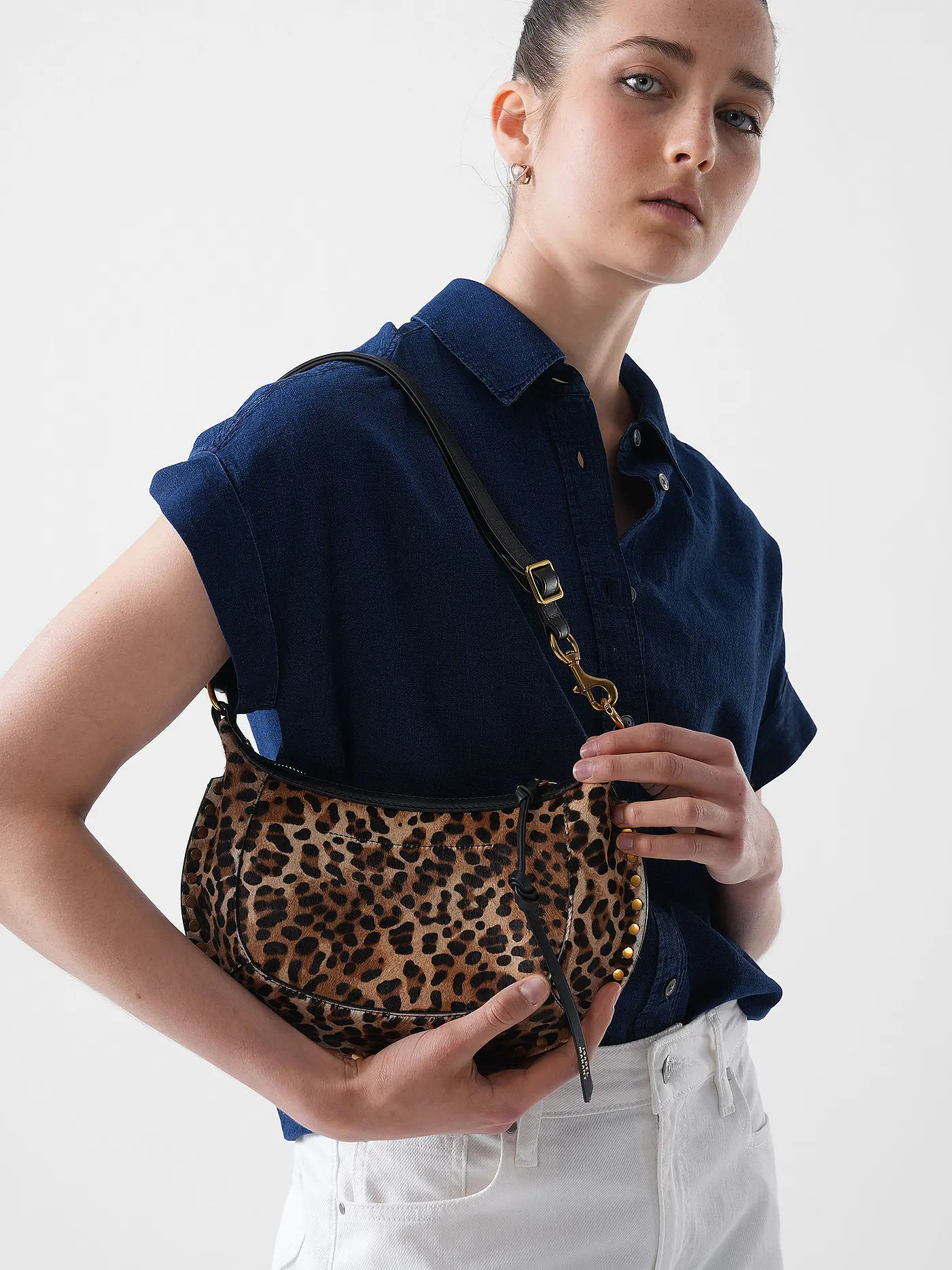 ISABEL MARANT | Ledertasche - Schultertasche OSKAN MOON | 